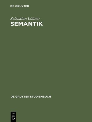 cover image of Semantik
